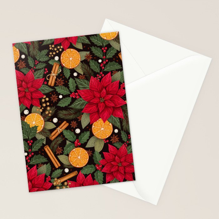 Christmas Stars and Spices Stationery Card Gallery Image 2