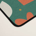 Abstract retro organic christmas shape pattern Desk Mat Gallery Image 4