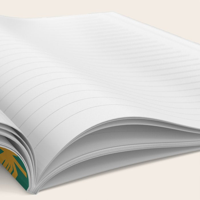 Abstract retro organic christmas shape pattern Notebook Gallery Image 2