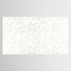 Elegant simple modern faux gold white floral Tablecloth Gallery Image 2
