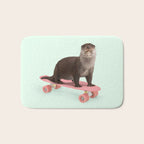 SKATE OTTER Bath Mat Gallery Image 1