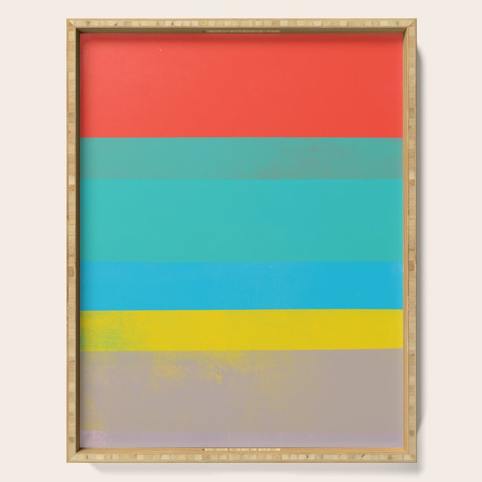 stripe study 40 Serving Tray Gallery Image 1