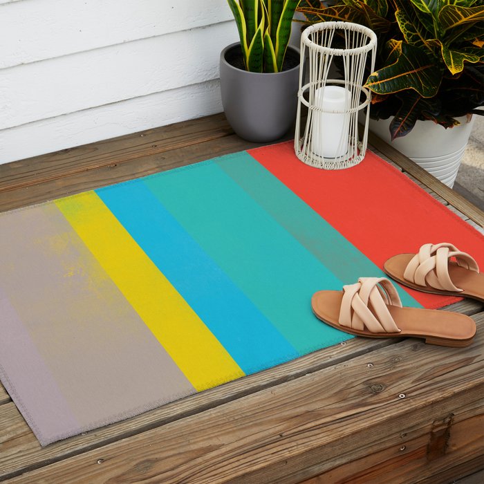 stripe study 40 Outdoor Rug Gallery Image 2