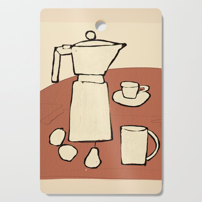 Coffee Time Cutting Board Gallery Image 1