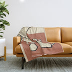 Coffee Time Throw Blanket Gallery Image 1