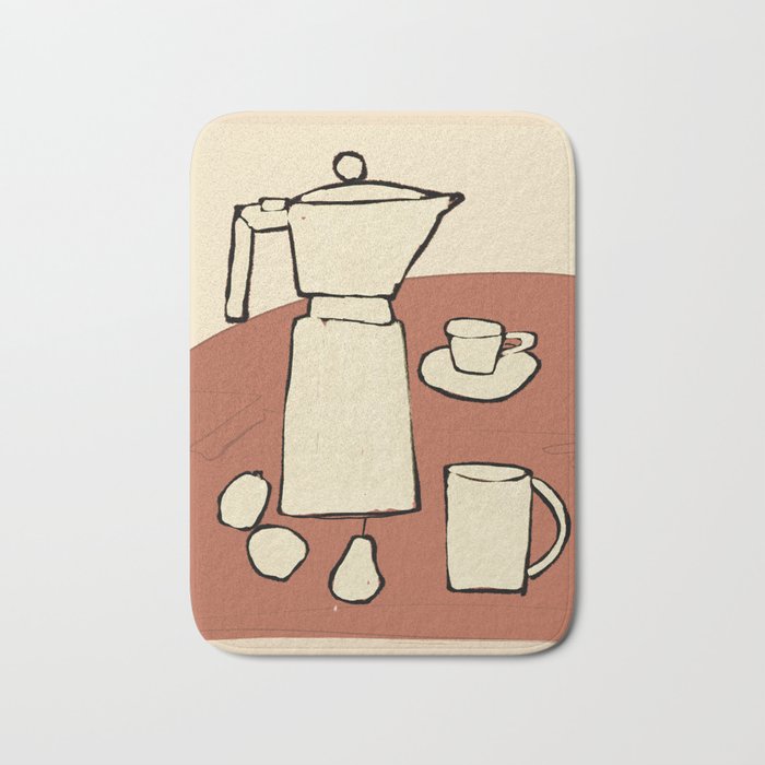 Coffee Time Bath Mat Gallery Image 1