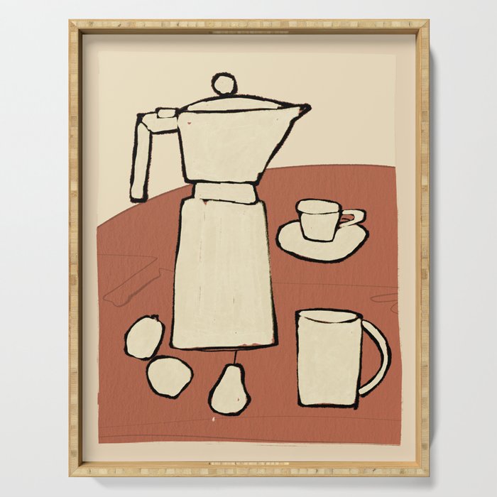 Coffee Time Serving Tray Gallery Image 1