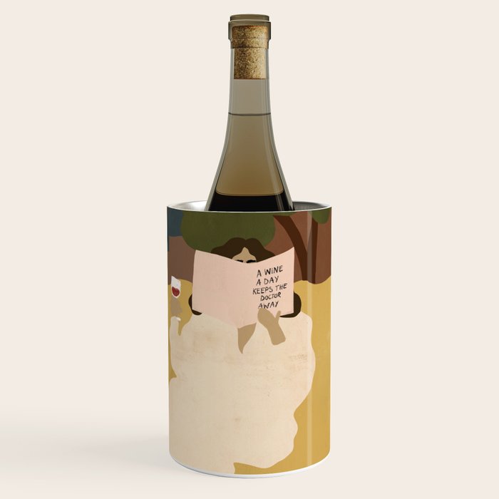 A wine a day keeps the doctor away Wine Chiller Gallery Image 1
