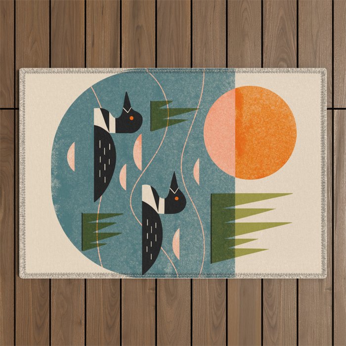 Loon Lake Outdoor Rug – Society6
