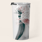 WOMAN WITH FLOWERS 11 Travel Mug Gallery Image 3