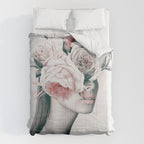 WOMAN WITH FLOWERS 11 Comforter Gallery Image 6