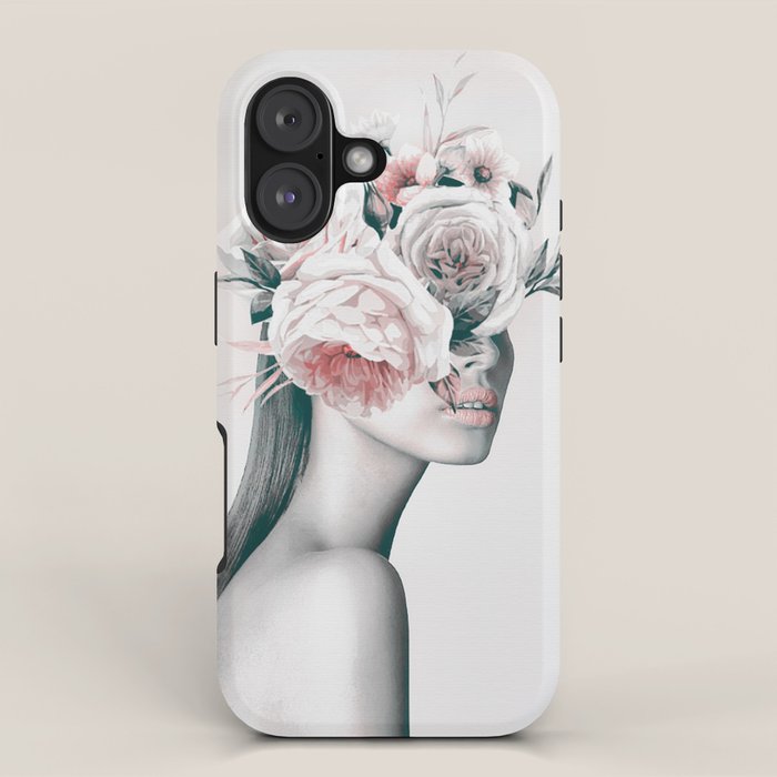 WOMAN WITH FLOWERS 11 iPhone Case Gallery Image 1