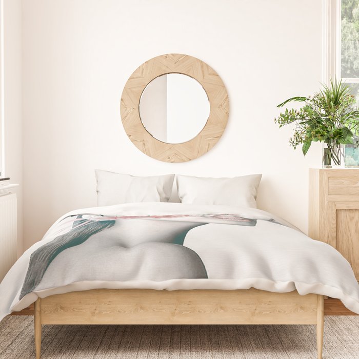 WOMAN WITH FLOWERS 11 Duvet Cover Gallery Image 3