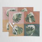 Cat and Leaf 2x2 Placemat Gallery Image 1