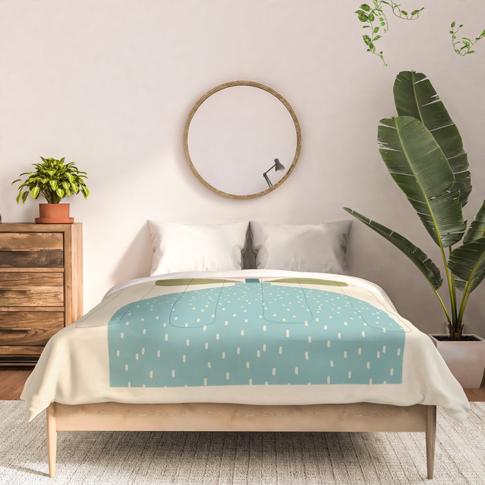 Modern Floral - Green Vase  Comforter Gallery Image 3