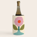 Modern Floral - Green Vase  Wine Chiller Gallery Image 1
