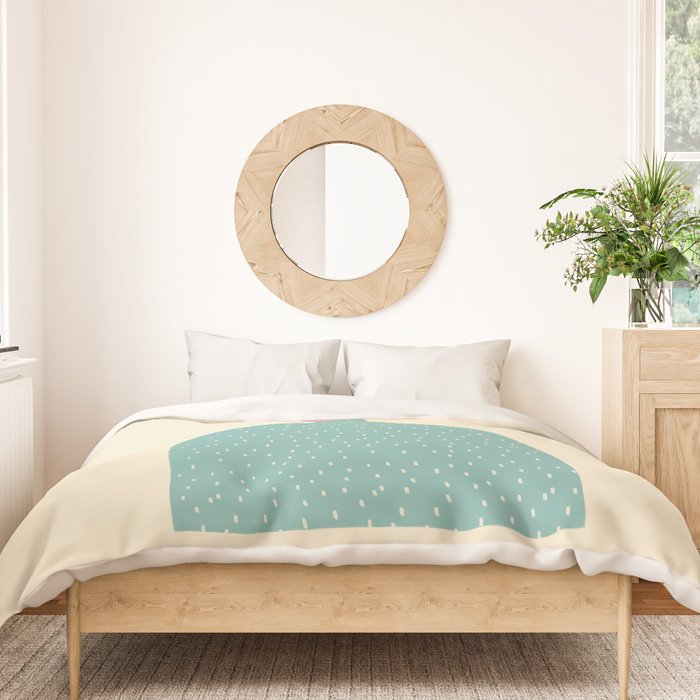 Modern Floral - Green Vase  Duvet Cover Gallery Image 3