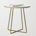 Flamingo and Banana Leaf Side Table Gallery Image 1