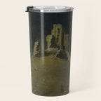 Corfe Castle, Dorset by John Inigo Richards Antique Oil Painting  Travel Mug Gallery Image 3