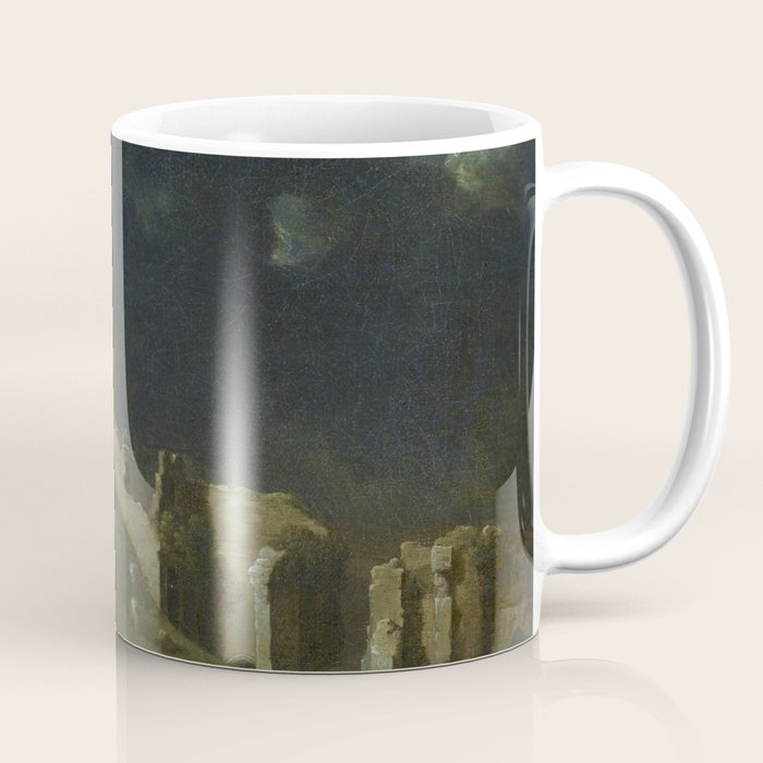 Corfe Castle, Dorset by John Inigo Richards Antique Oil Painting  Coffee Mug Gallery Image 1