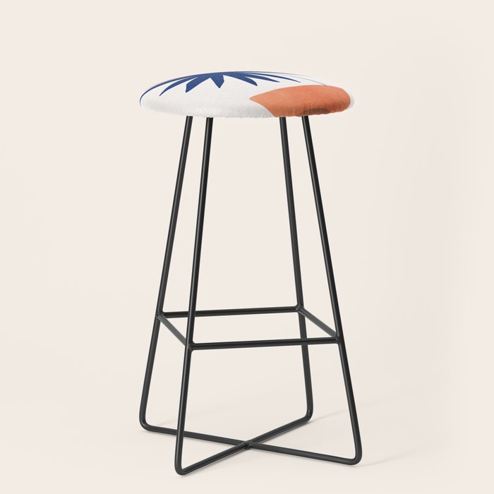Islands in The Sun / Abstract Shapes Stool Gallery Image 1