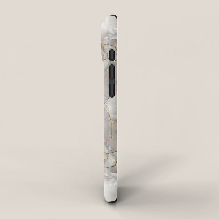 Metatron's Cube in lotus Sacred Geometry  iPhone Case Gallery Image 2