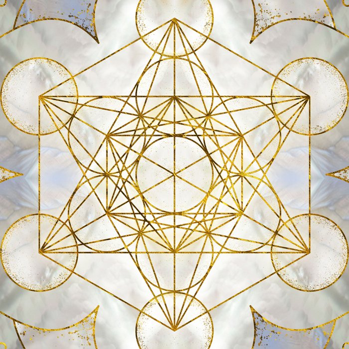 Metatron's Cube in lotus Sacred Geometry  Coffee Mug Gallery Image 2