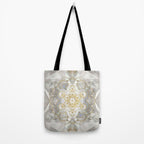 Metatron's Cube in lotus Sacred Geometry  Tote Bag Gallery Image 2