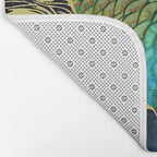 Golden Peacock Bath Mat Gallery Image 2