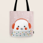 Christmas Animals - Cute Seal Tote Bag Gallery Image 1
