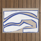 Contemporary Shape Objects Outdoor Rug Gallery Image 1