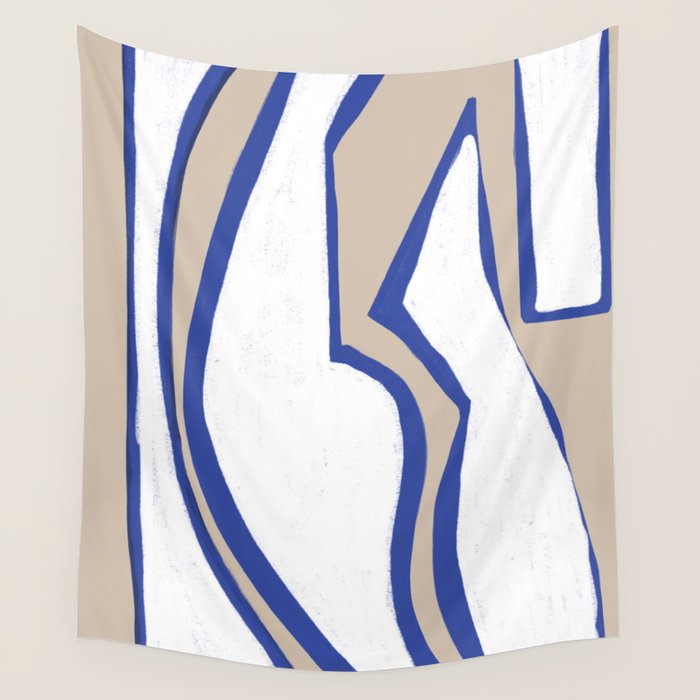 Contemporary Shape Objects Wall Tapestry Gallery Image 1