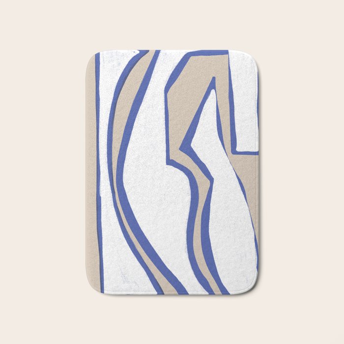Contemporary Shape Objects Bath Mat Gallery Image 1