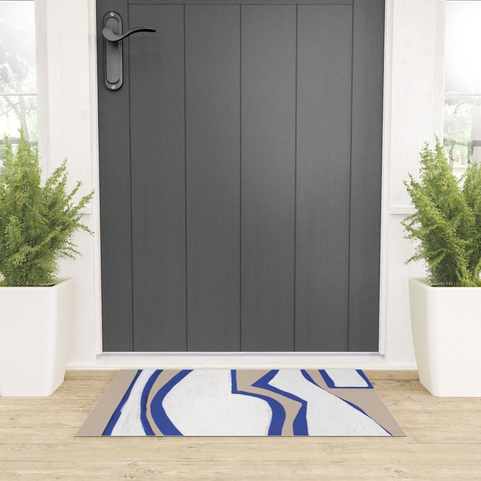 Contemporary Shape Objects Welcome Mat Gallery Image 3