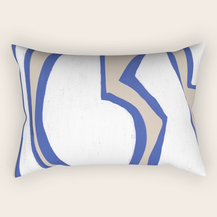 Contemporary Shape Objects Rectangular Pillow Gallery Image 1