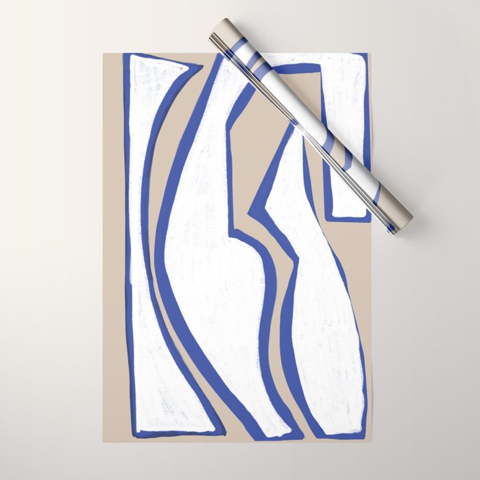 Contemporary Shape Objects Wrapping Paper Gallery Image 1