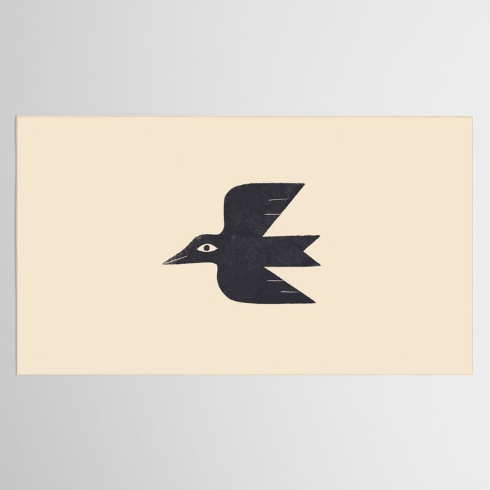 Minimal Blackbird No. 1 Tablecloth Gallery Image 2