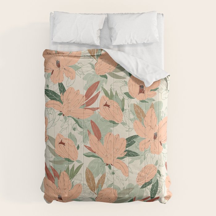 Big floral blossoms MF-24 Comforter Gallery Image 1