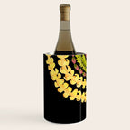Lei Drape Puakenikeni Palaka Lokelani on black Wine Chiller Gallery Image 2
