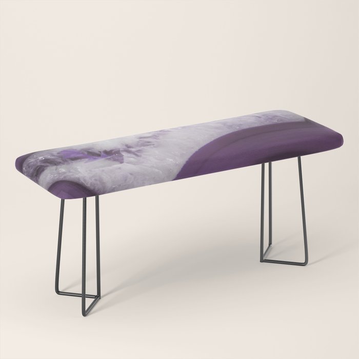 Purple Agate Slice Bench Gallery Image 1
