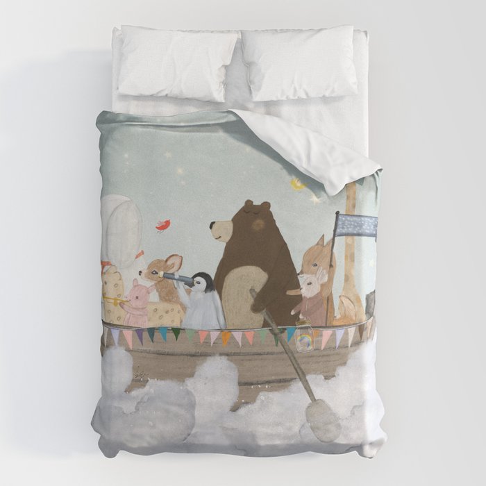 cloud sailers Duvet Cover Gallery Image 6