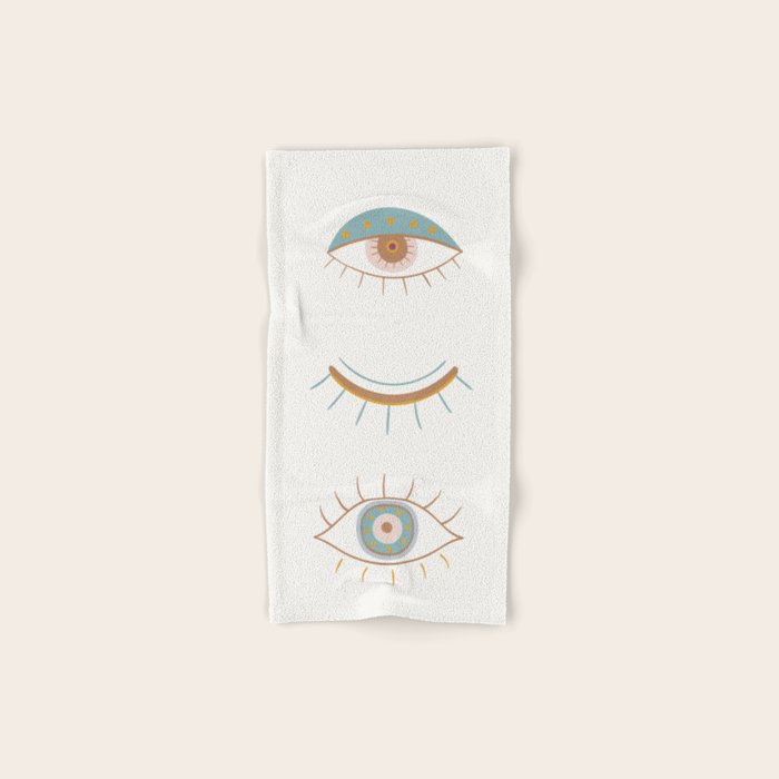 Evil Eyes II Bath Towel Gallery Image 1
