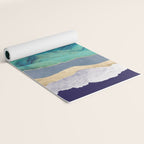 Teal Mountains Yoga Mat Gallery Image 2