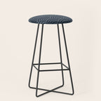 Waves (Annapolis Blue) Stool Gallery Image 1