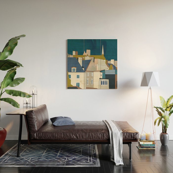 Saint Malo 2 Wood Wall Art Gallery Image 2