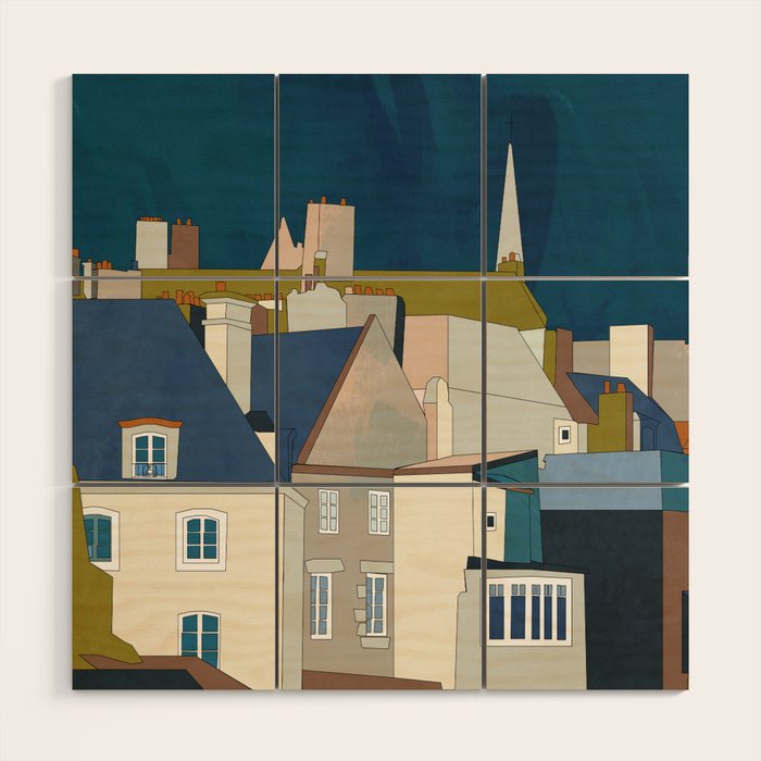 Saint Malo 2 Wood Wall Art Gallery Image 1