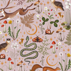Enchanted Magical Midnight Forest Animals Blush III Coffee Mug Gallery Image 2