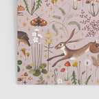 Enchanted Magical Midnight Forest Animals Blush III Poster Gallery Image 3