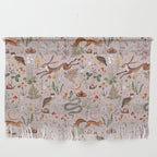 Enchanted Magical Midnight Forest Animals Blush III Wall Hanging Gallery Image 1