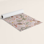 Enchanted Magical Midnight Forest Animals Blush III Yoga Mat Gallery Image 2